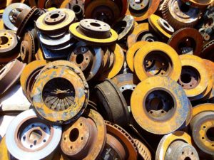 metal recycling of wheels