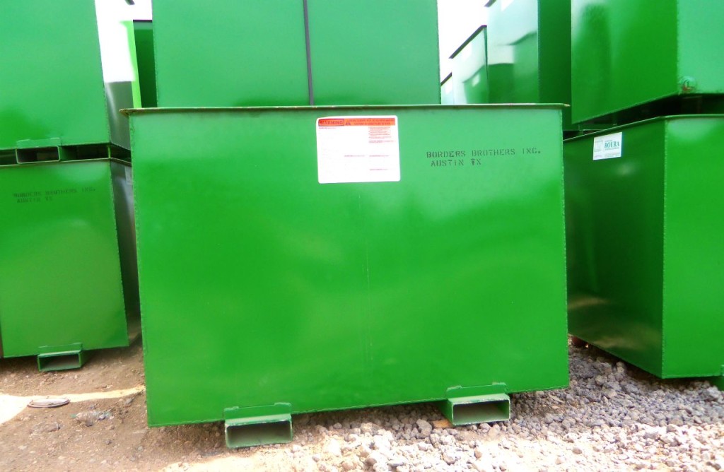 Commercial recycling Austin 1 cubic yard bins